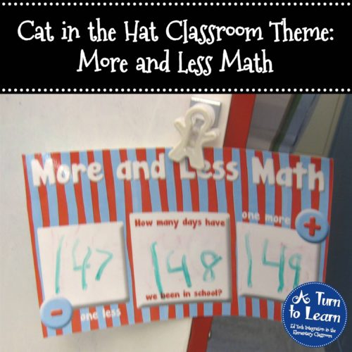 Cat in the Hat Kindergarten Classroom Theme