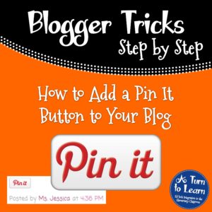 How to Add a Pin It Button to Your Blog