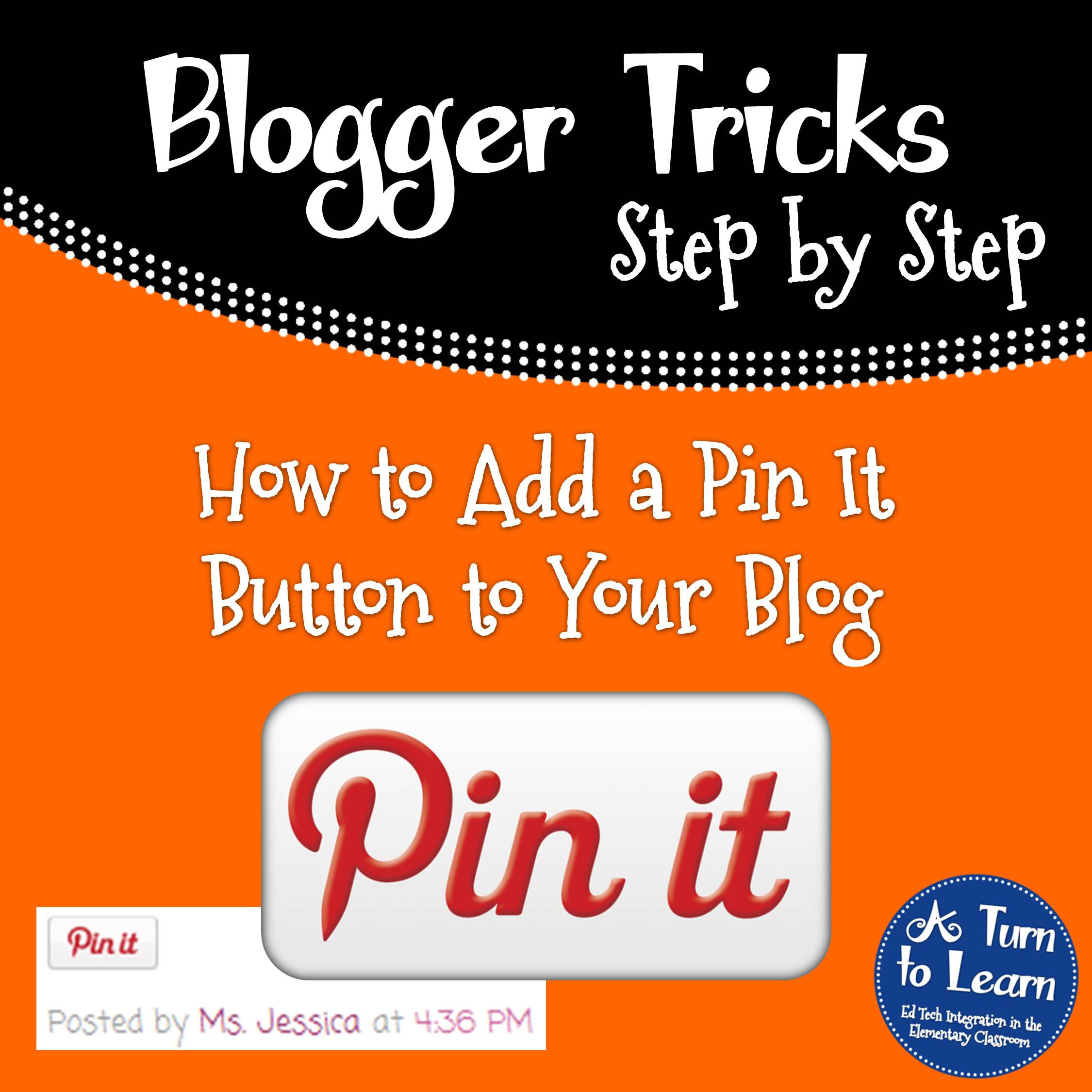 How to Add a Pin It Button to Your Blog