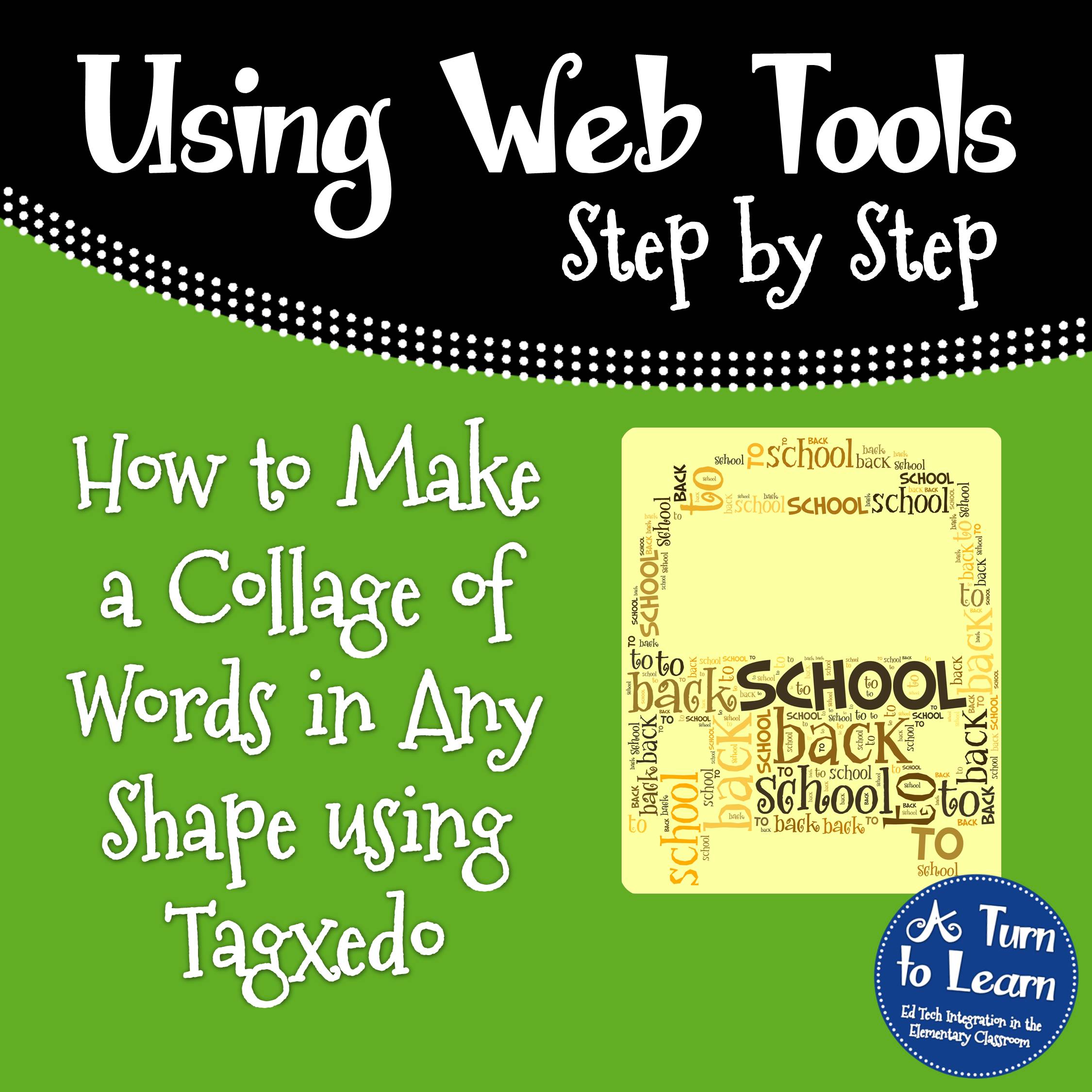 How to Make a Collage of Words in Any Shape! • A Turn to Learn