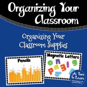 Classroom Supply Labels for Pre-Readers