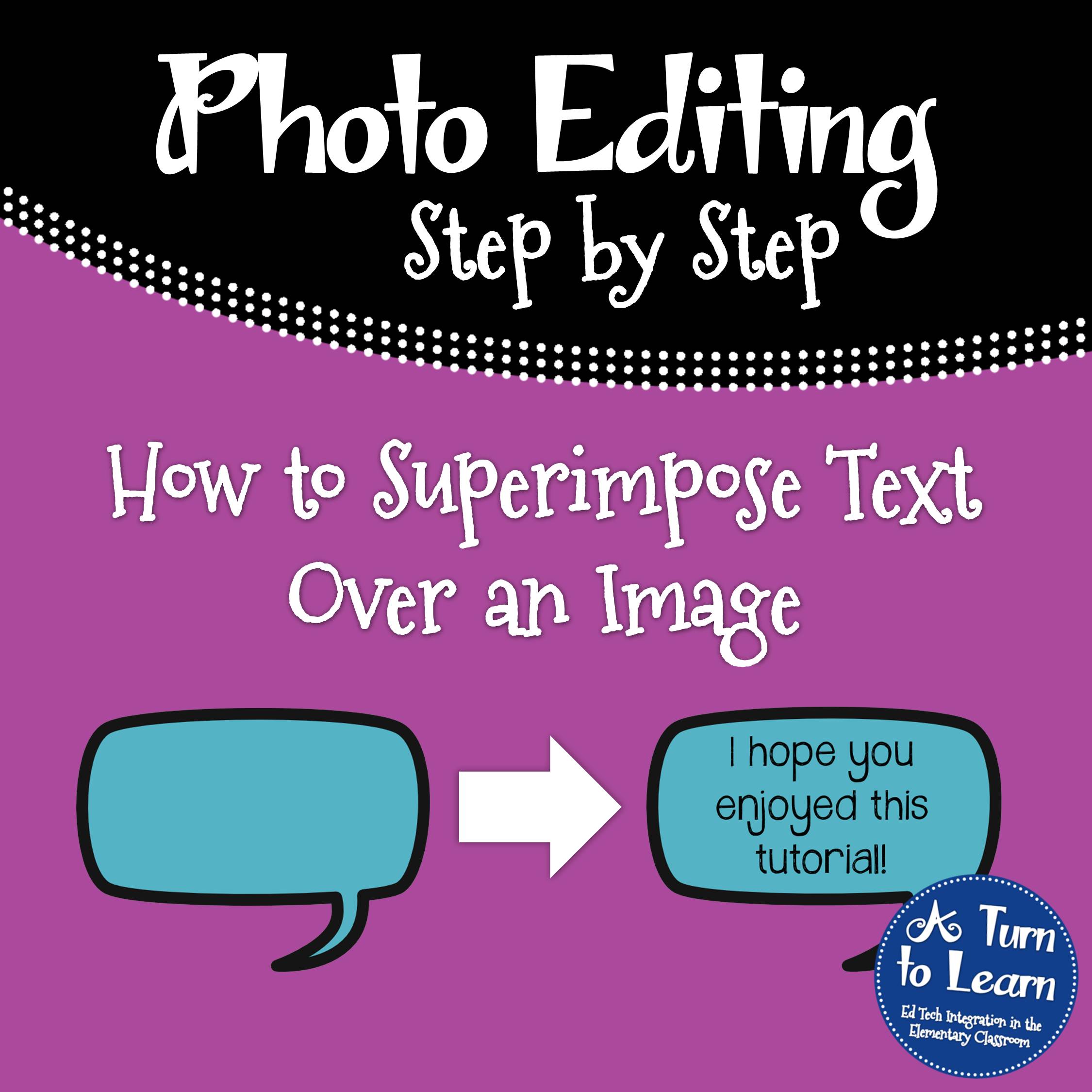 How to Superimpose Text on an Image