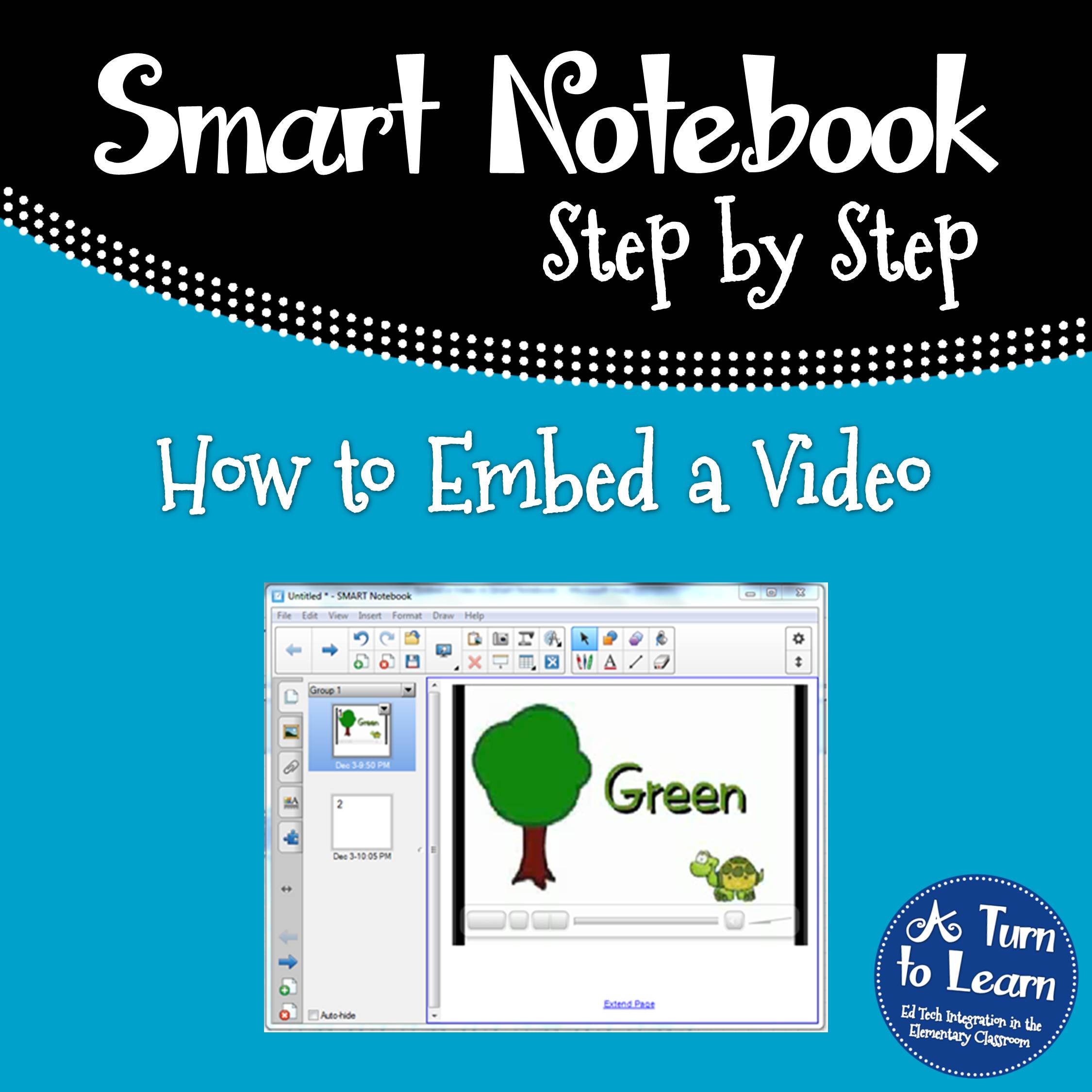 How to Embed a Video in Smart Notebook