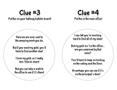 These editable clues are sure to make St. Patrick's Day a hit in your classroom! Go on a leprechaun hunt in your classroom and use these clues to travel around the school to find the leprechaun's pot of gold! So much fun!