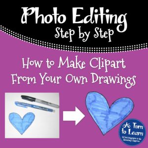 How to Make Clipart From Your Own Drawings... step by step guide