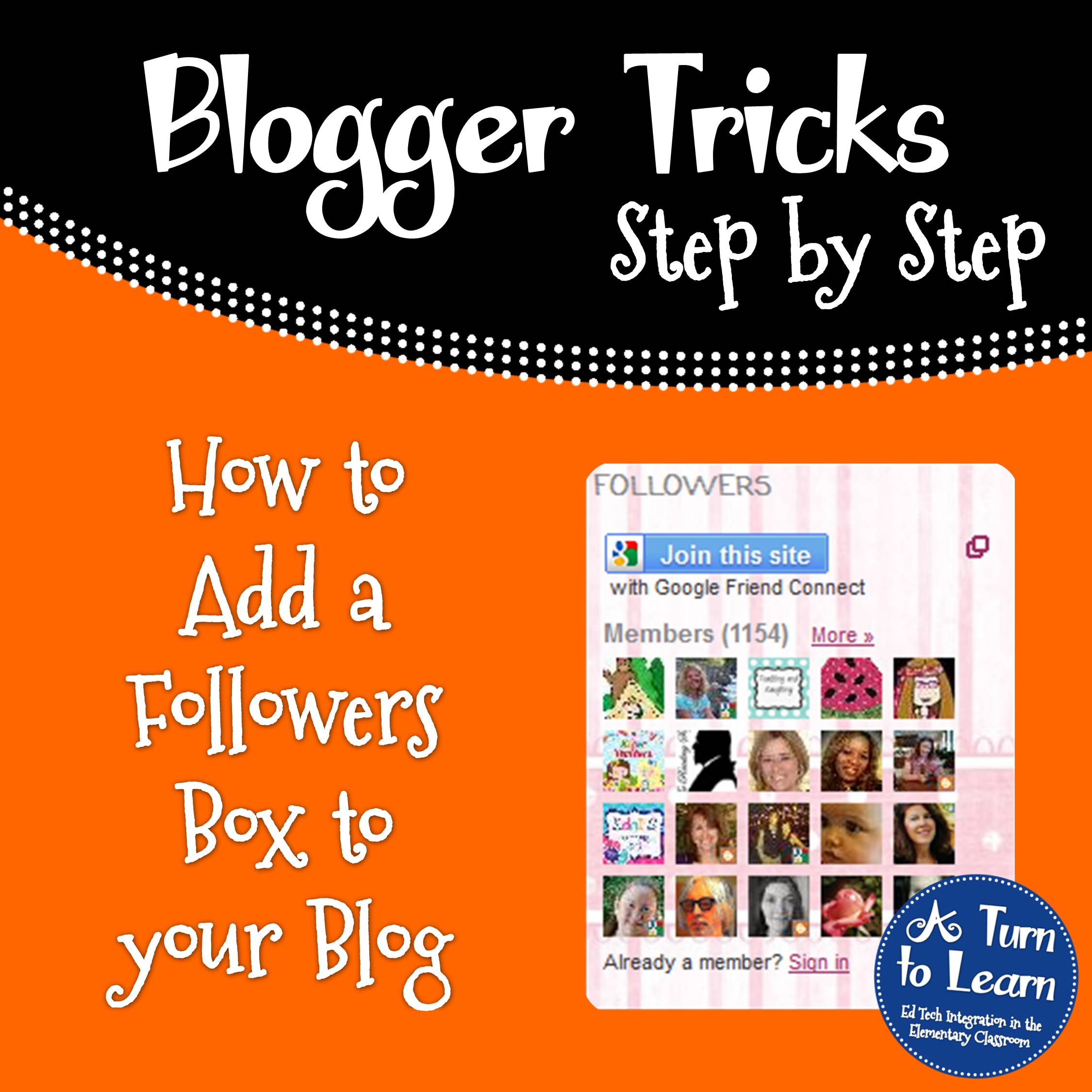 How to Add a Followers Box to Your Blog