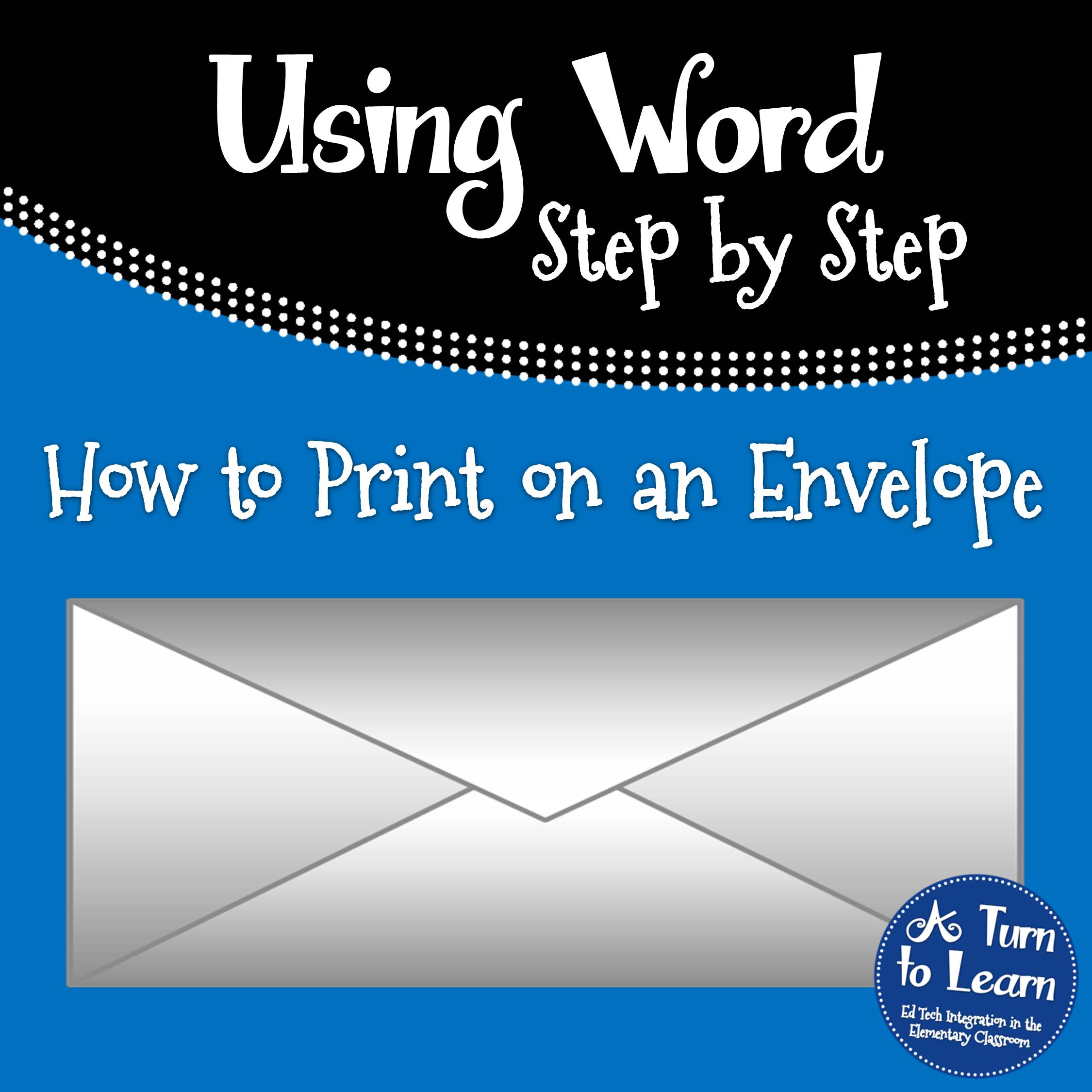 How to Print on an Envelope