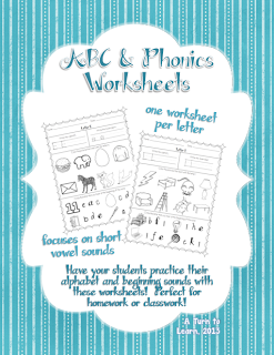 http://www.teacherspayteachers.com/Product/Phonics-Worksheets-for-Beginning-Sounds-974488