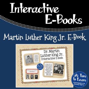 Martin Luther King Jr. Interactive E-Book: This Smartboard activity has comprehension activities to keep students engaged!