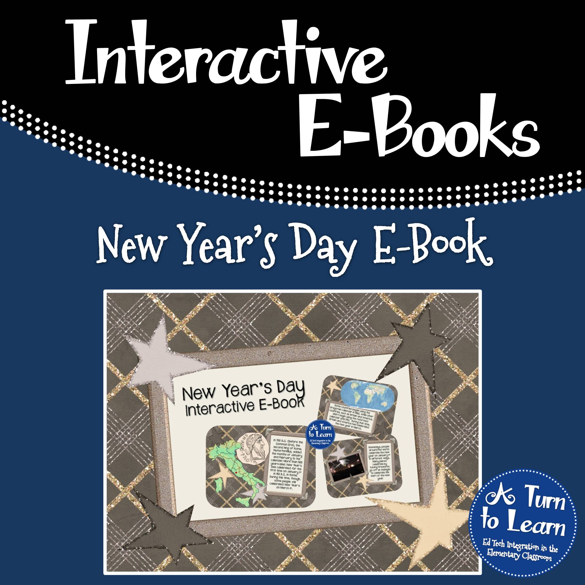 New Year's Day Interactive E-Book: This Smartboard activity has comprehension activities to keep students engaged!