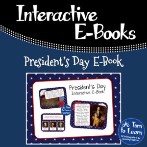President's Day Interactive E-Book for Smartboard. Comprehension questions check for understanding throughout!