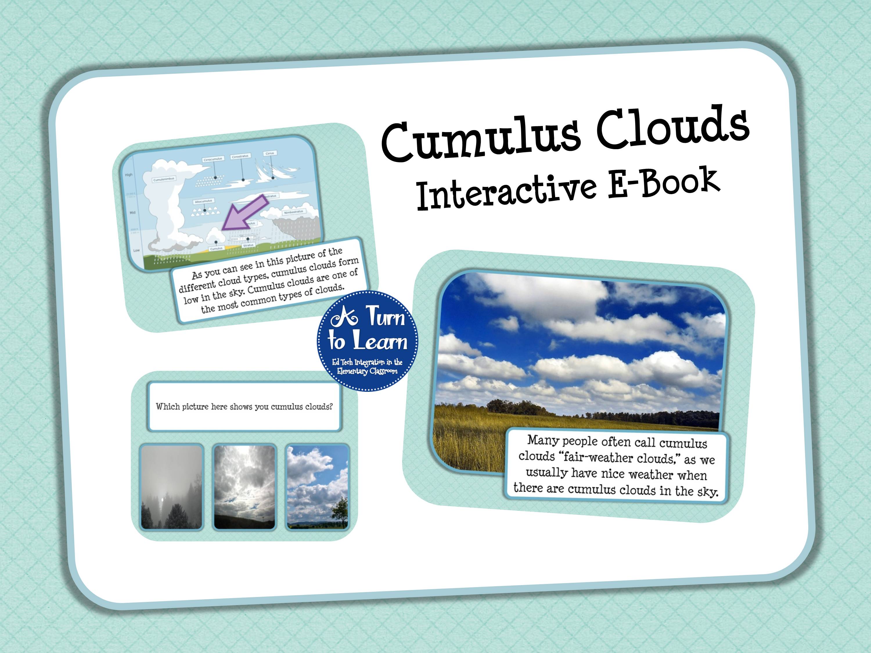 Cumulus Clouds E-Book and Smartboard Game