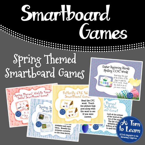 Spring Smartboard Games • A Turn to Learn
