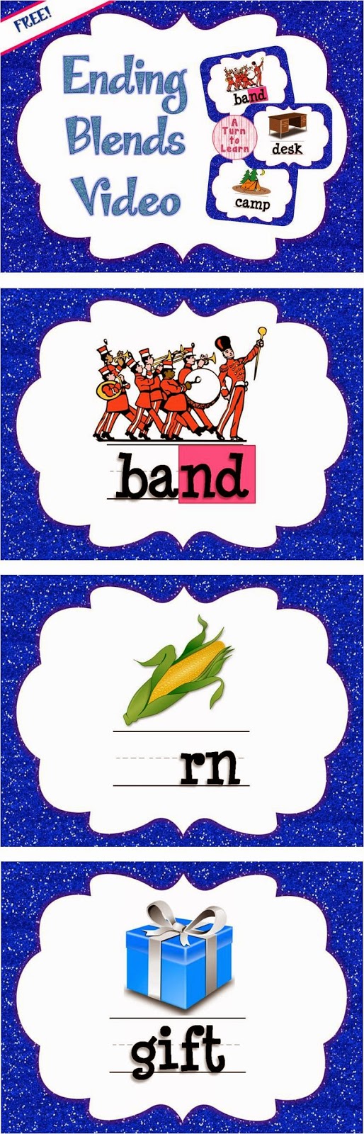 FREE Ending Blends Video: Perfect for introducing or reviewing the concept with your class!