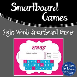 Sight Word Smartboard Games