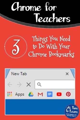 3 Things You Need to Do With Your Chrome Bookmarks (Chromebook Tips for Teachers)